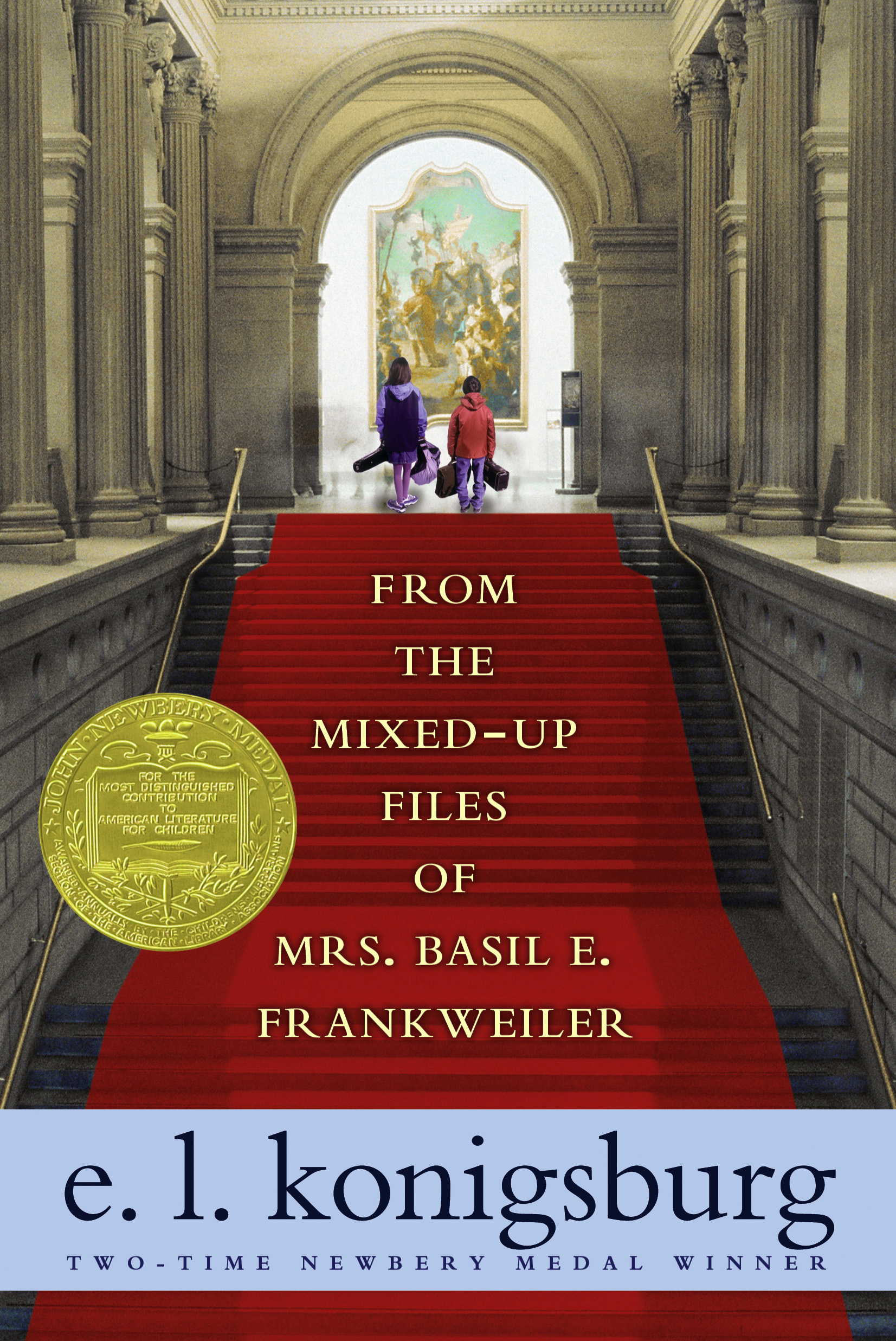 FROM THE MIXED-UP FILES OF MRS. BASIL E. FRANKWEILER by E.L. Konigsburg - Cover with medal