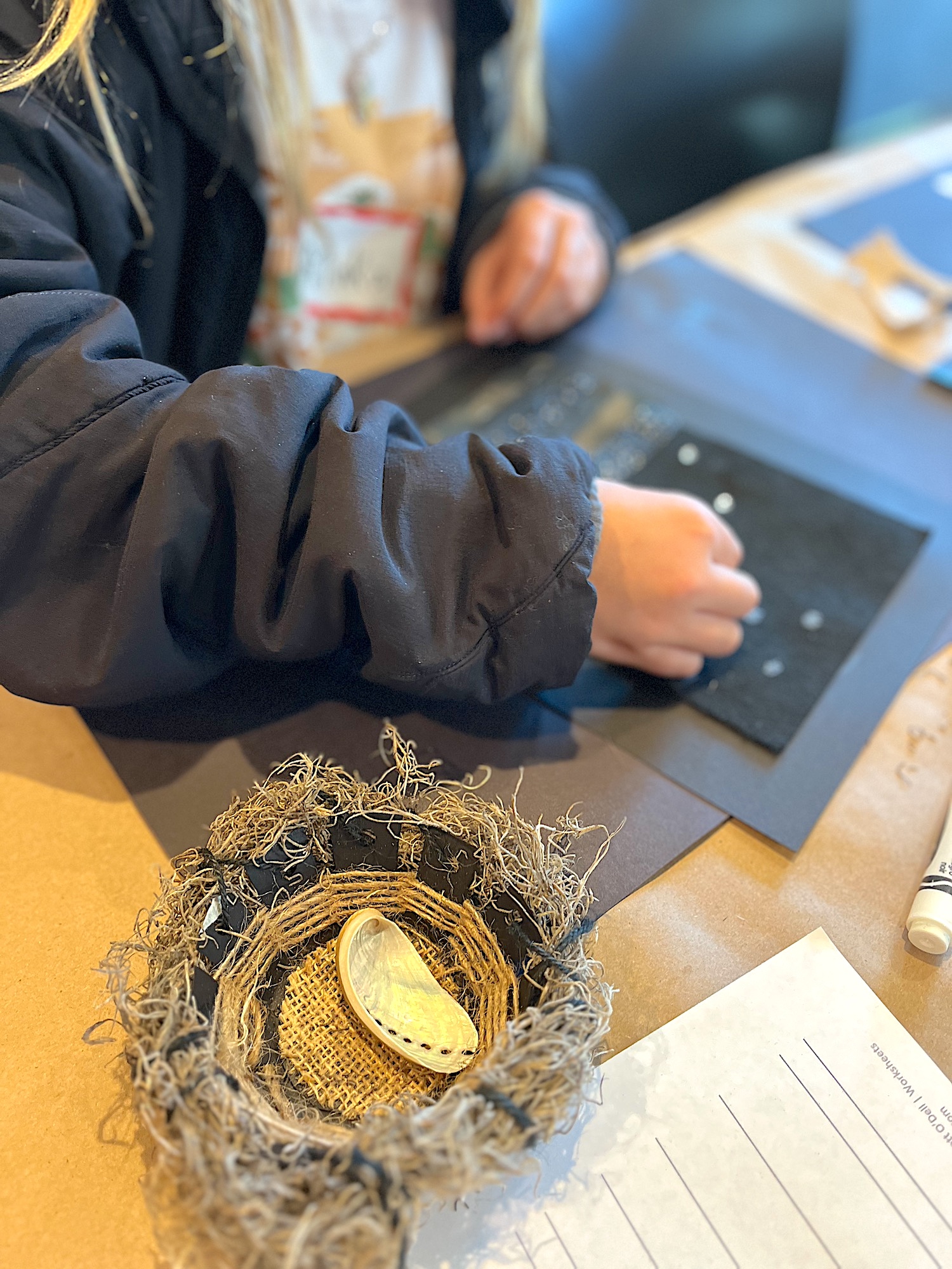 Weaving Karana's basket - a project for teaching ISLAND OF THE BLUE DOLPHINS by Scott O'Dell