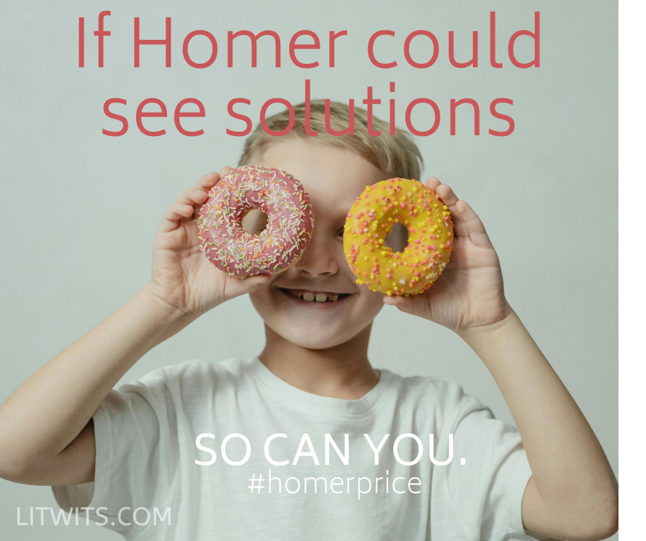 Teaching kids how to be a problem solver  -  LitWits Workshops - fun reading activities for teaching HOMER PRICE by Robert McCloskey