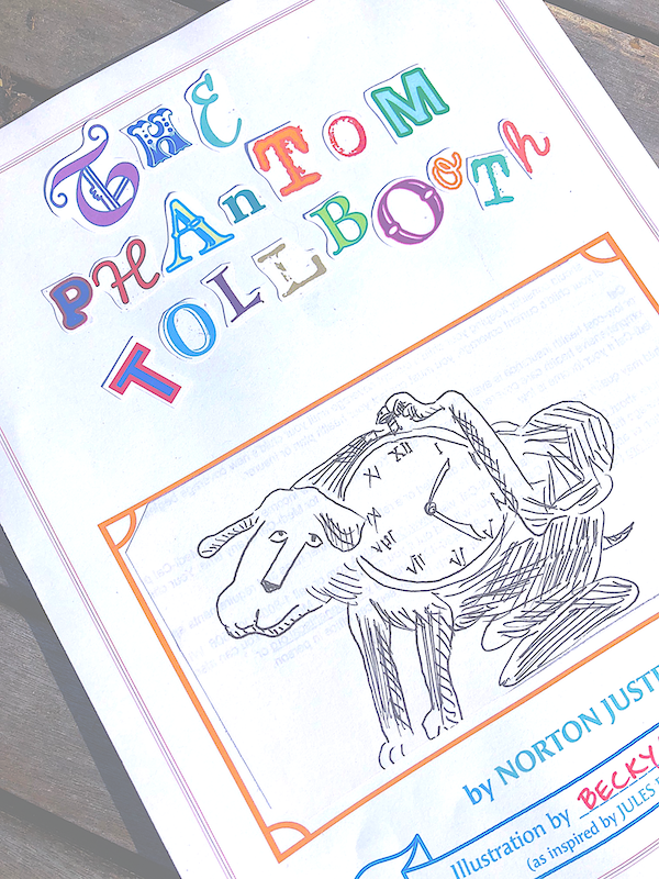 Draw like Jules Feiffer!  A creative teaching idea for THE PHANTOM TOLLBOOTH by Norton Juster - from LitWits Workshops
