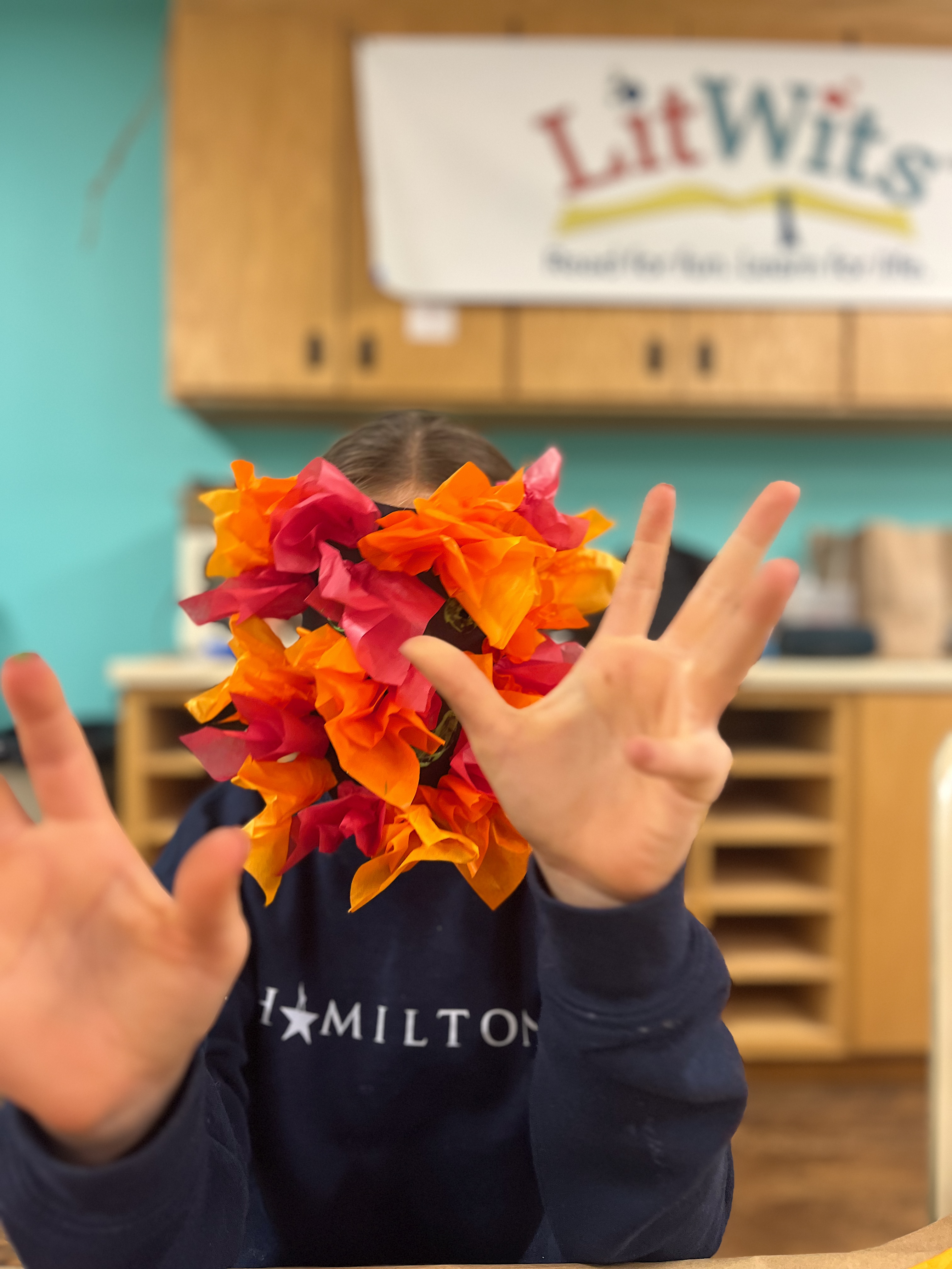 "Make a fiery mask" - one of many creative activities, projects, and worksheets in the LitWits printables set for teaching THE TRUMPETER OF KRAKOW by Eric P. Kelley