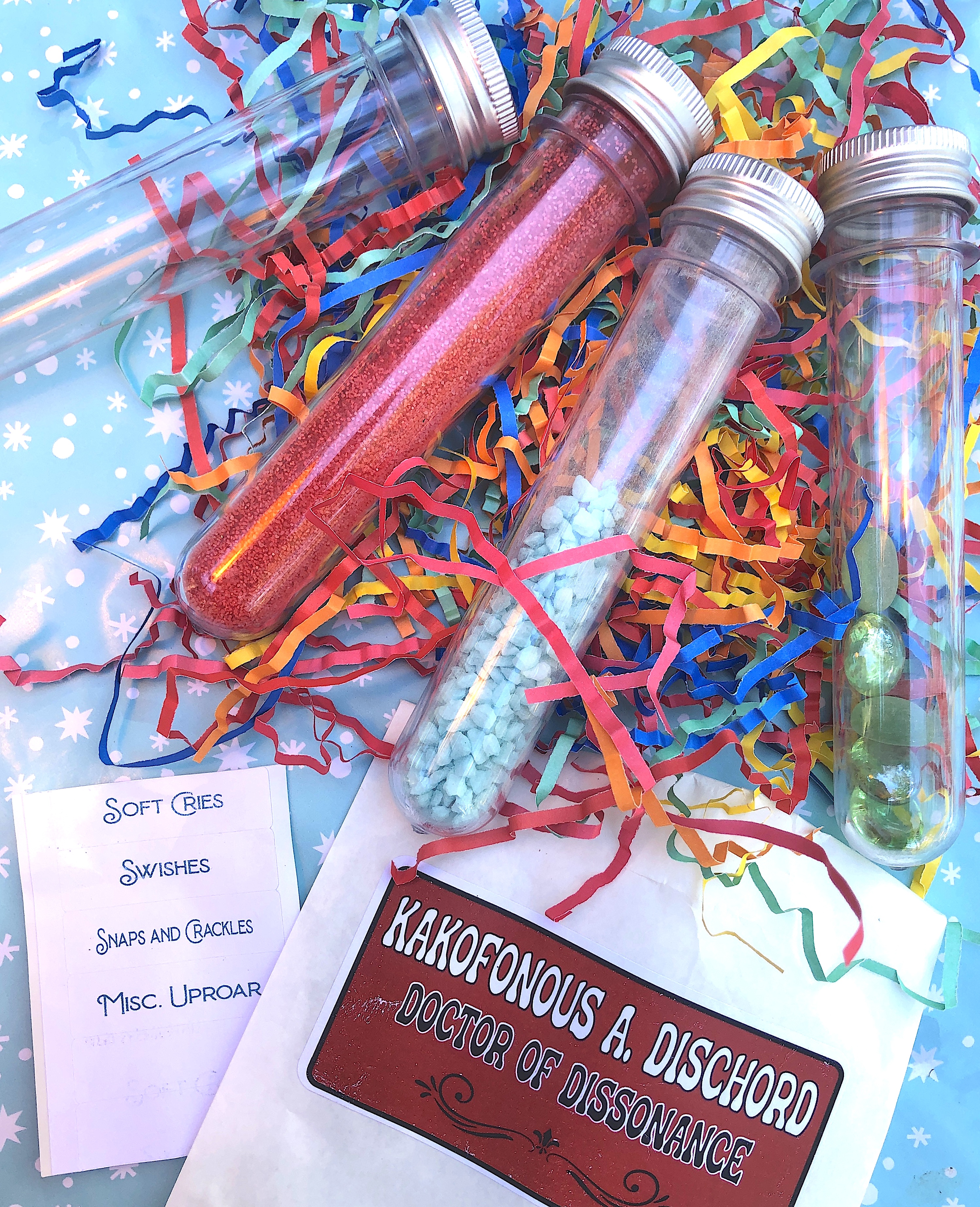 Supplies for one of LitWits creative teaching ideas for THE PHANTOM TOLLBOOTH by Norton Juster