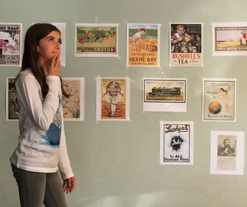 "Act out some advertisements" - THE RAILWAY CHILDREN by E. Nesbit - creative activity using LitWits printables 