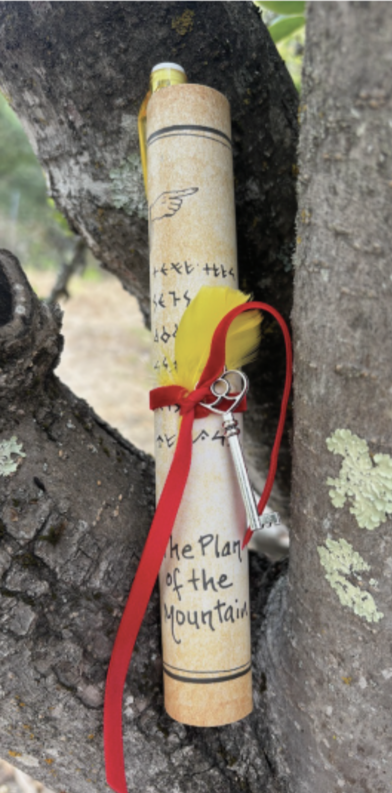 Write in invisible runes - activity for teaching THE HOBBIT by J.R.R. Tolkien, designed by LitWits Workshops