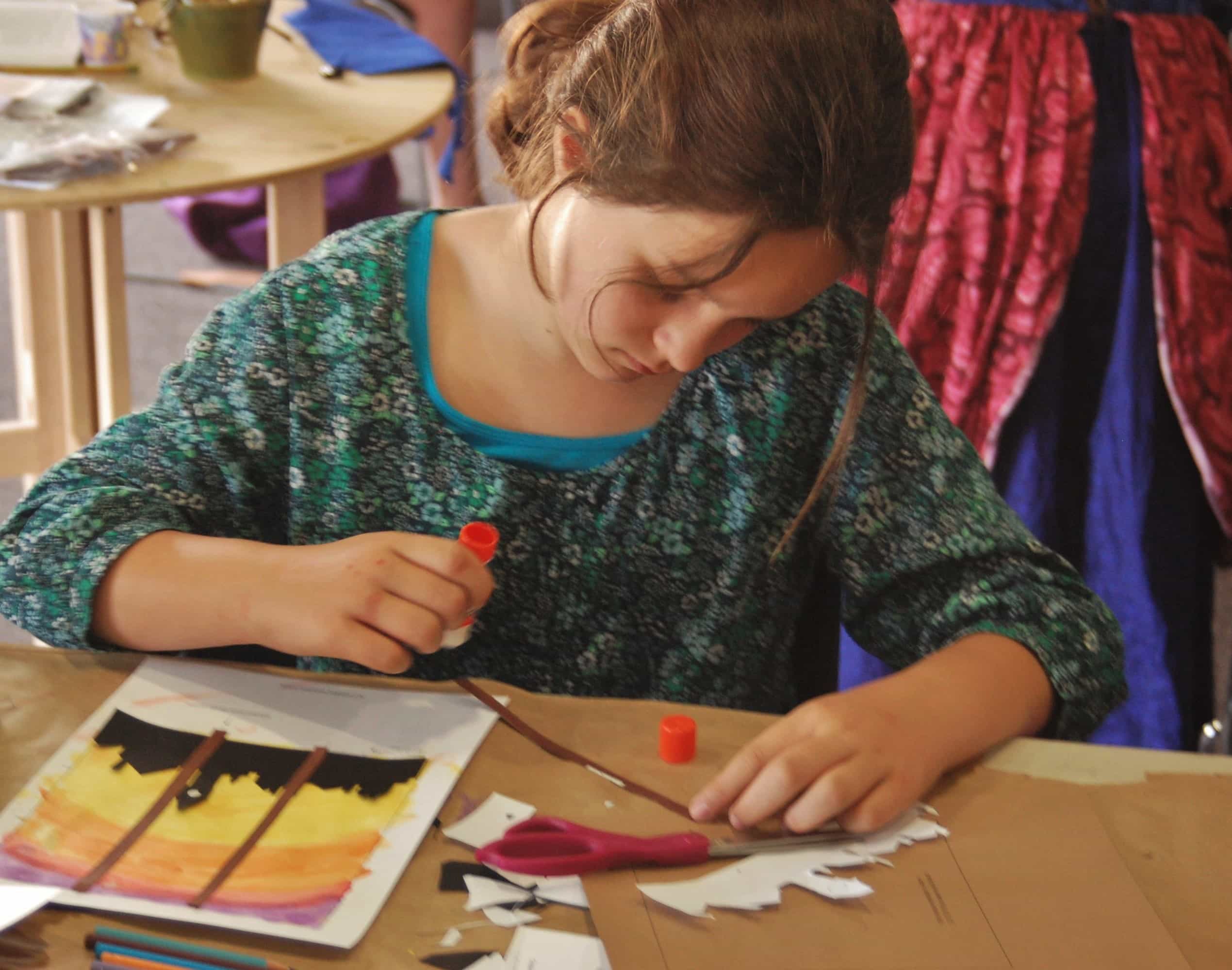 Sunset from Sara's attic - fun activity for teaching A LITTLE PRINCESS by Frances Hodgson Burnett - LitWits Workshops online video course
