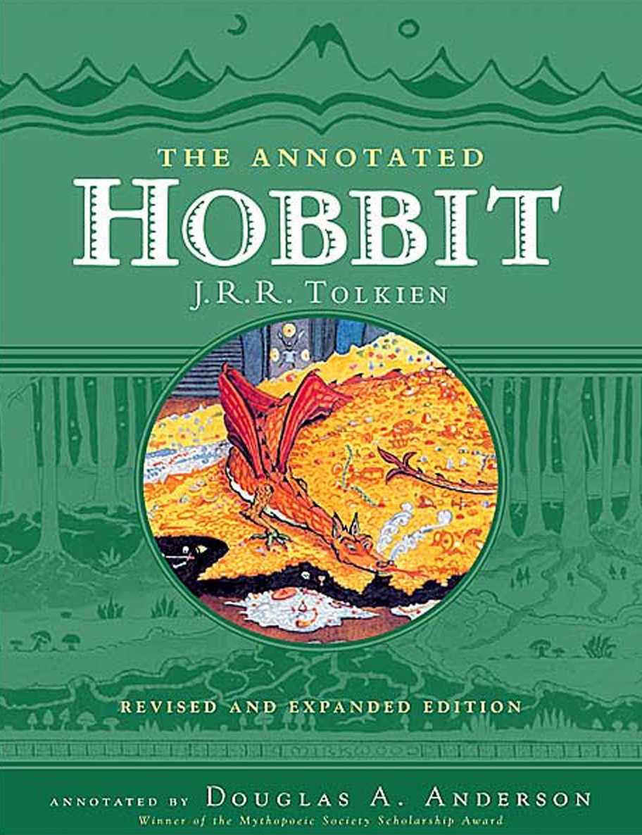 Cover of The Annotated HOBBIT by J.R.R. Tolkien - annotated by Douglas Anderson