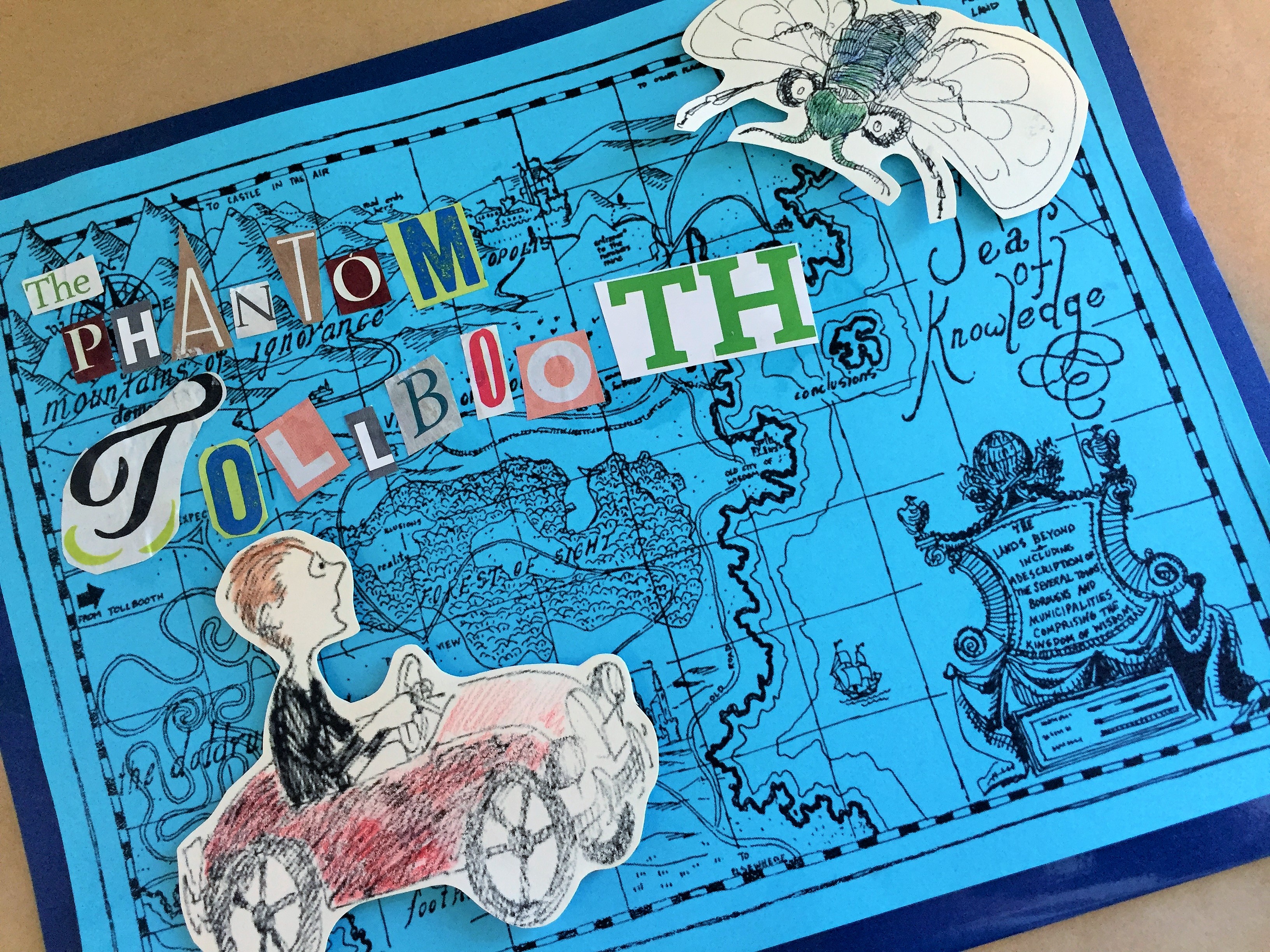 Honor Norton & Jules with their own art! A creative teaching idea for THE PHANTOM TOLLBOOTH by Norton Juster - from LitWits Workshops