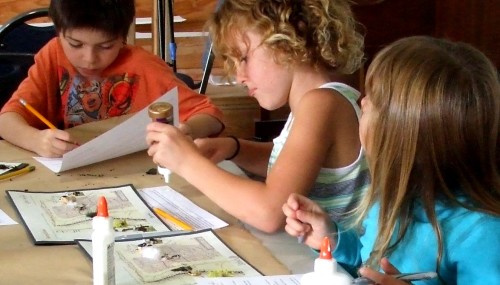 The triple textural arc - a LitWits activity for The Hobbit that teaches the narrative arc, the terrain of Middle Earth, and Bilbo's character growth - from LitWits Workshops