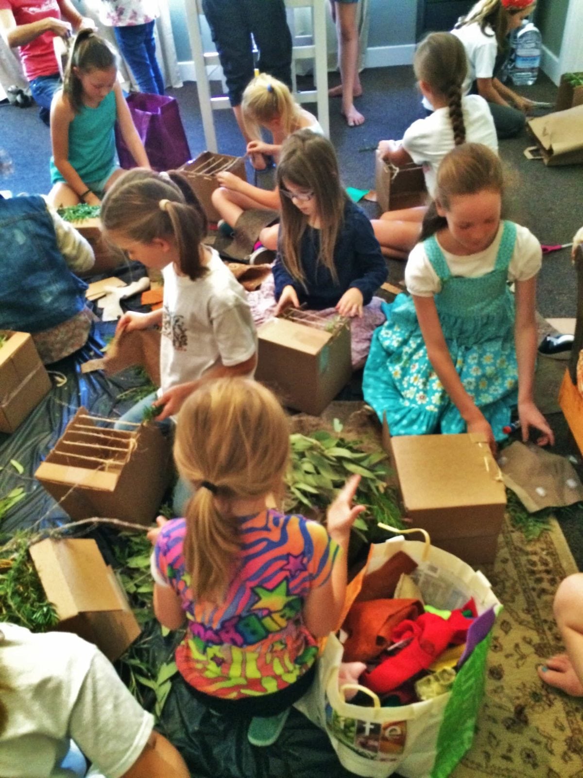 ALL-OF-A-KIND-FAMILY by Sydney Taylor - building a Succah booth, a creative teaching idea from LitWits Workshops