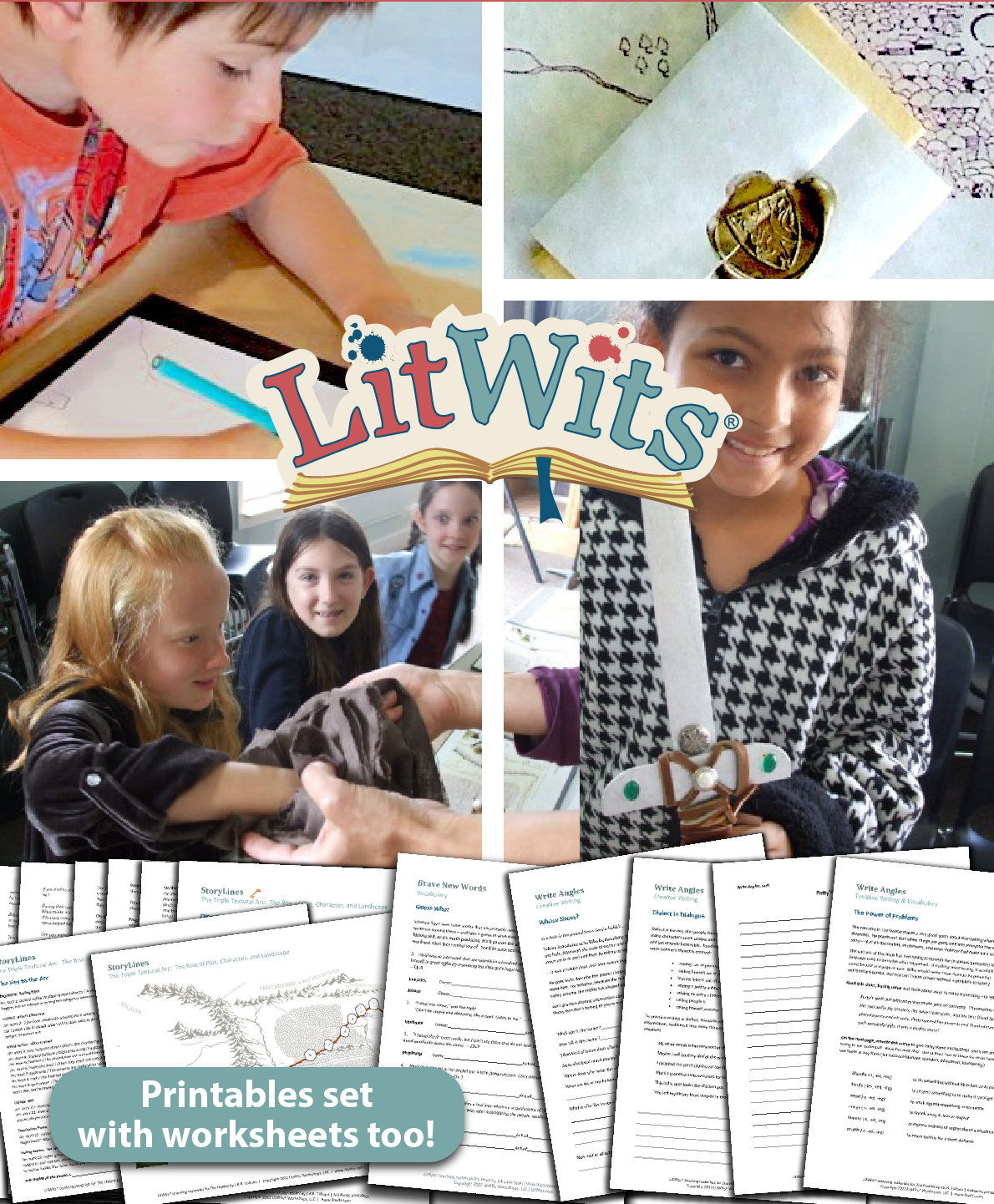 Activity ideas for teaching THE HOBBIT by J.R.R. Tolkien - Kids ages 7-12 having fun experiencing and making what the characters did.